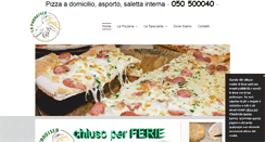 Desktop Screenshot of pizzerialaparadisea.it